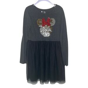 Disney Sequin Minnie Mouse Gray and Black Dress from Kohl’s size 8 girls